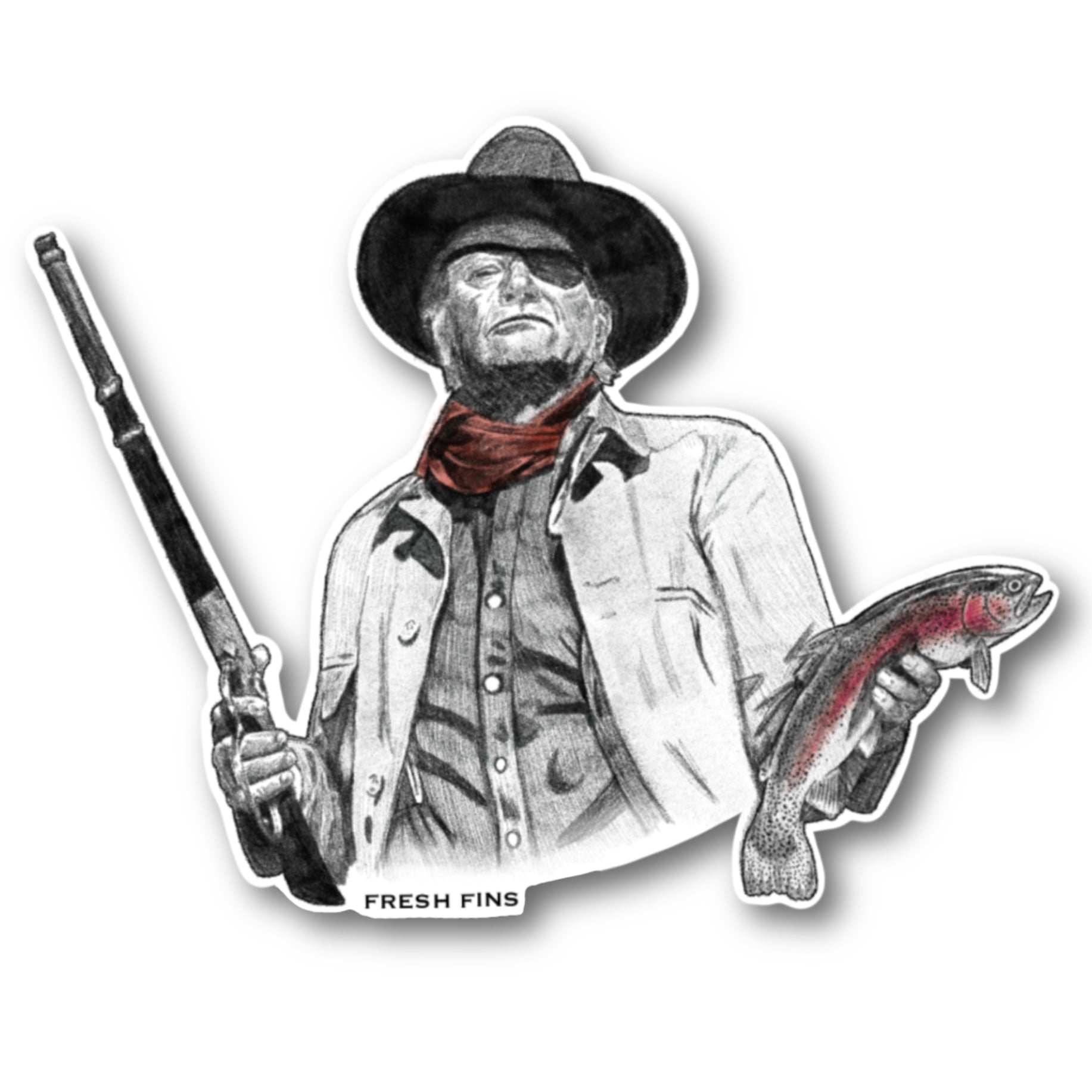 Finleigh Sticker Shop Fresh Fins - Fly Fishing Stickers